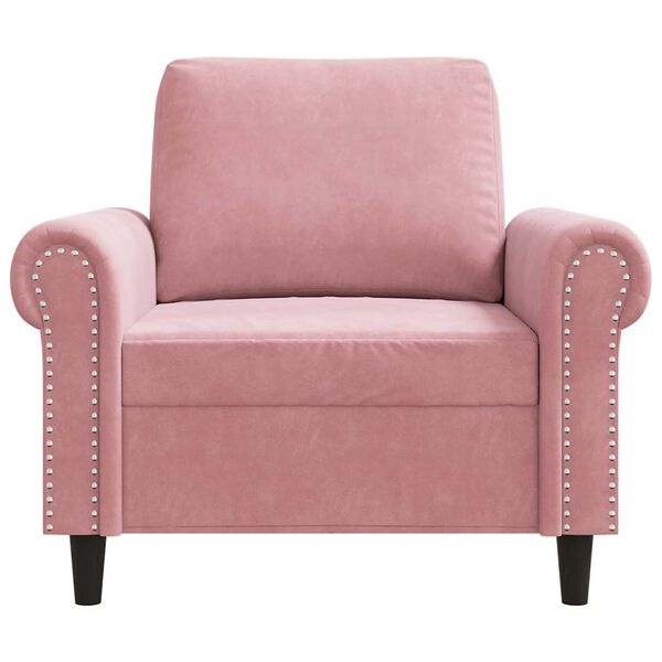 Roze Fluweel Fauteuil - Zachte Stijl met 59% Korting