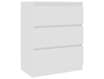 vidaXL Dressoir 60x35x76 cm bewerkt hout wit