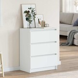 vidaXL Dressoir 60x35x76 cm bewerkt hout wit