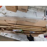Donkergrijze Tuinparasol Bamboe - 53% Korting!