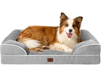 EHEYCIGA Orthopedisch Hondbed voor Grote Honden, Memory Foam Hondenmand voor Middelgrote Honden, Wasbaar Hondensofa Waterdicht Antislip, Hundecouch met Hoge Rand