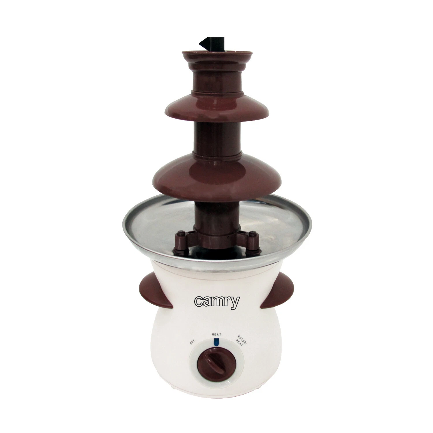 Chocoladefontein 3-laags 190W 0.5L Wit met Temp. Regeling - 71% Korting