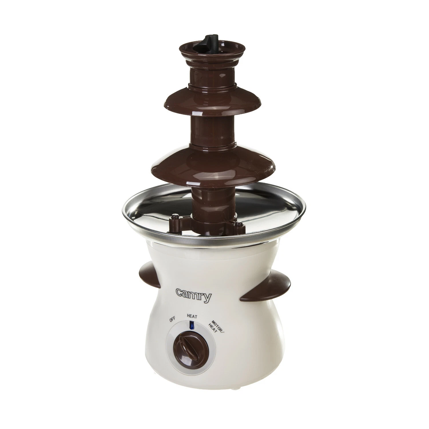 Chocoladefontein 3-laags 190W 0.5L Wit met Temp. Regeling - 71% Korting