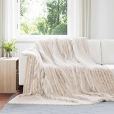 VidaXL Plaid Fleece Beige 240x220cm - 59% Korting