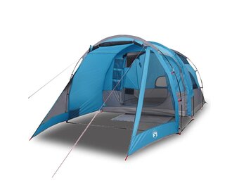 vidaXL Tunneltent 4-persoons waterdicht blauw
