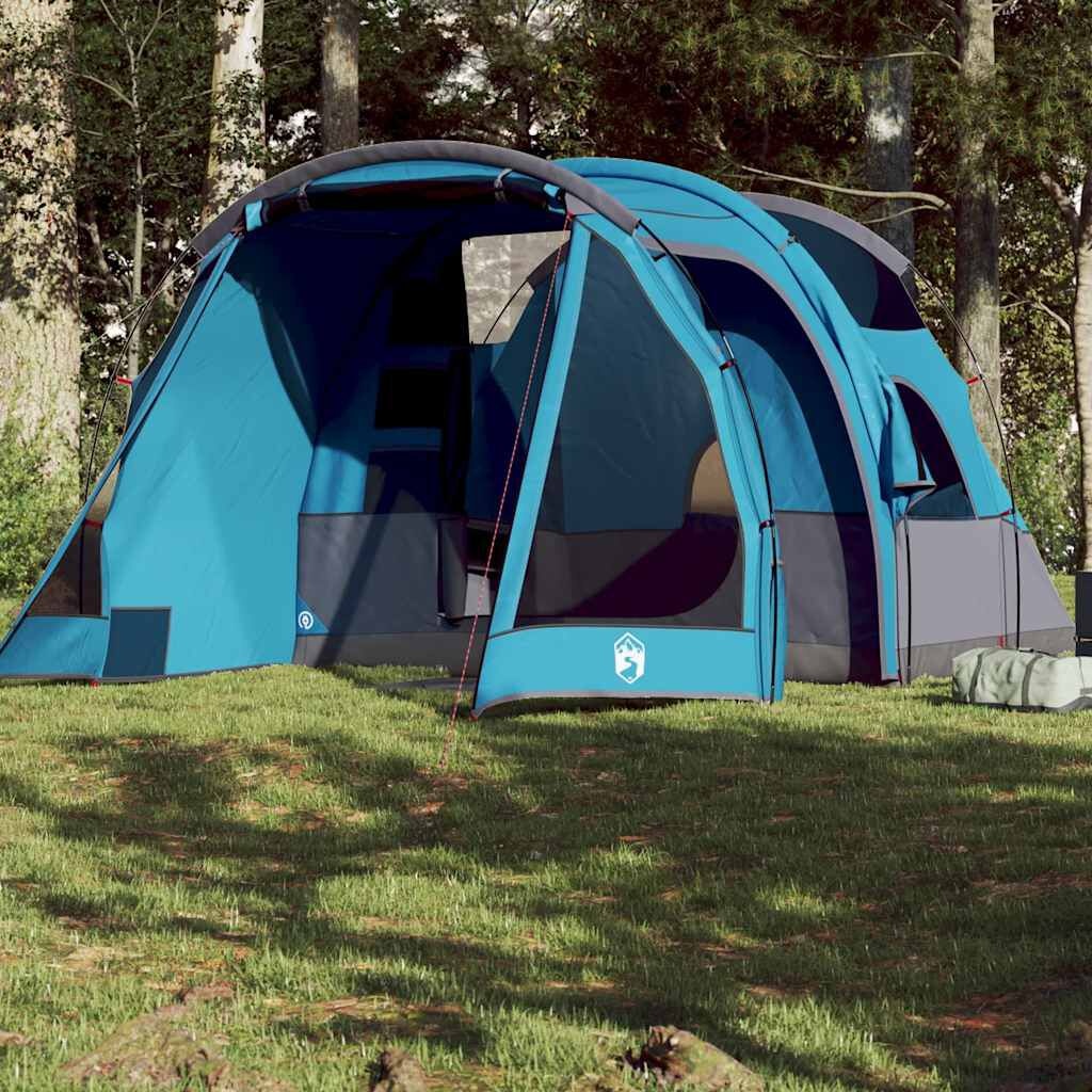 vidaXL Tunneltent 4-persoons waterdicht blauw