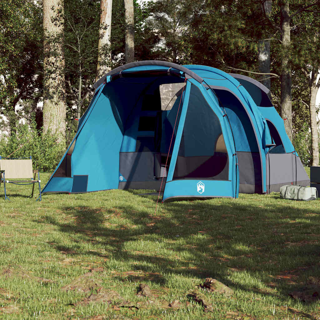 vidaXL Tunneltent 4-persoons waterdicht blauw