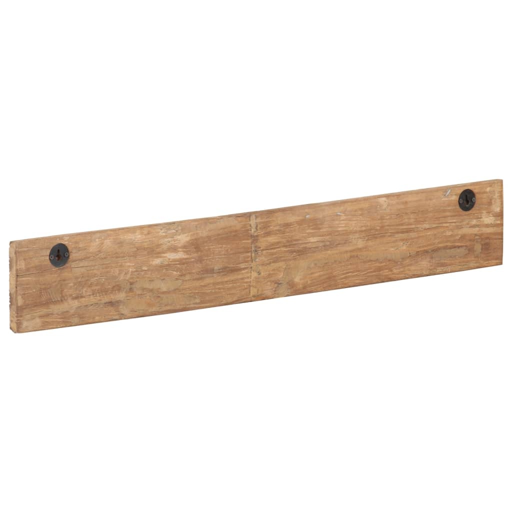 Gerecycled Hout Wandkapstok met 5 Haken - 100cm - 34% Korting