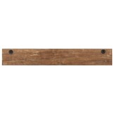 vidaXL Wandkapstok met 5 haken 100x2,5x15 cm massief gerecycled hout