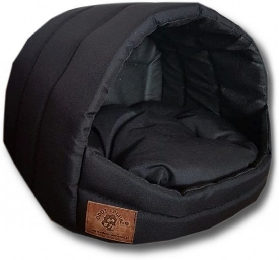 Hondenmand - kleine hond - box - hondemand - 45 x 49 x 36 cm - zwart - hondenbed - hondebed