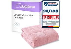 Verzwaringsdeken Kind 90x120 cm 2,5 kg Roze - 47% Korting