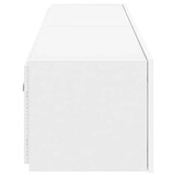 vidaXL Tv-wandmeubels met LED-verlichting 2 st 80x35x31 cm wit