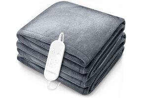 Elektrische Pluche Deken 200x180 cm - 9 Warmtestanden | 51% Korting