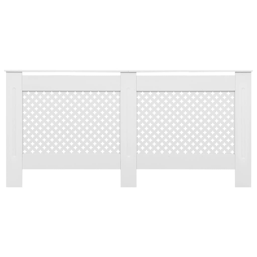 vidaXL Radiatorombouw 172x19x81,5 cm MDF wit
