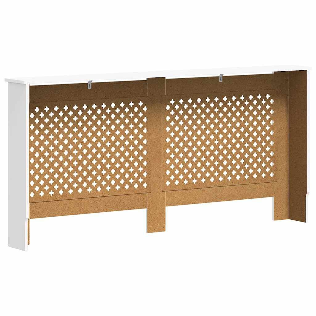 vidaXL Radiatorombouw 172x19x81,5 cm MDF wit