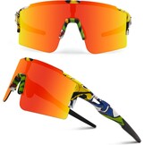 Sportbril Unisex Oranje | 58% Korting | UV400 Bescherming