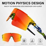 Sportbril Unisex Oranje | 58% Korting | UV400 Bescherming
