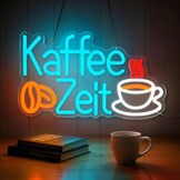 Neon LED-bord 'Coffee Time' - Sfeerverlichting met Korting!