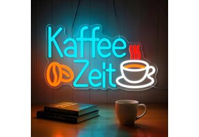 Neon LED-bord Coffee Time 50% Korting | 40x23.5cm