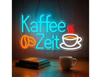 Coffee Time Neon Led Verlichting - 40 x 23.5 cm
