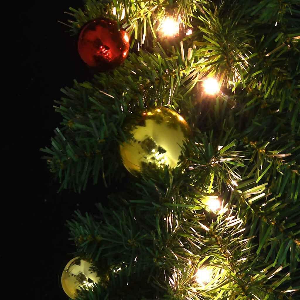 Kerstslinger met Ballen & LED-lampjes 5m - 45% Korting