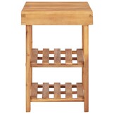 vidaXL Schoenenrek 50x32x45 cm massief acaciahout