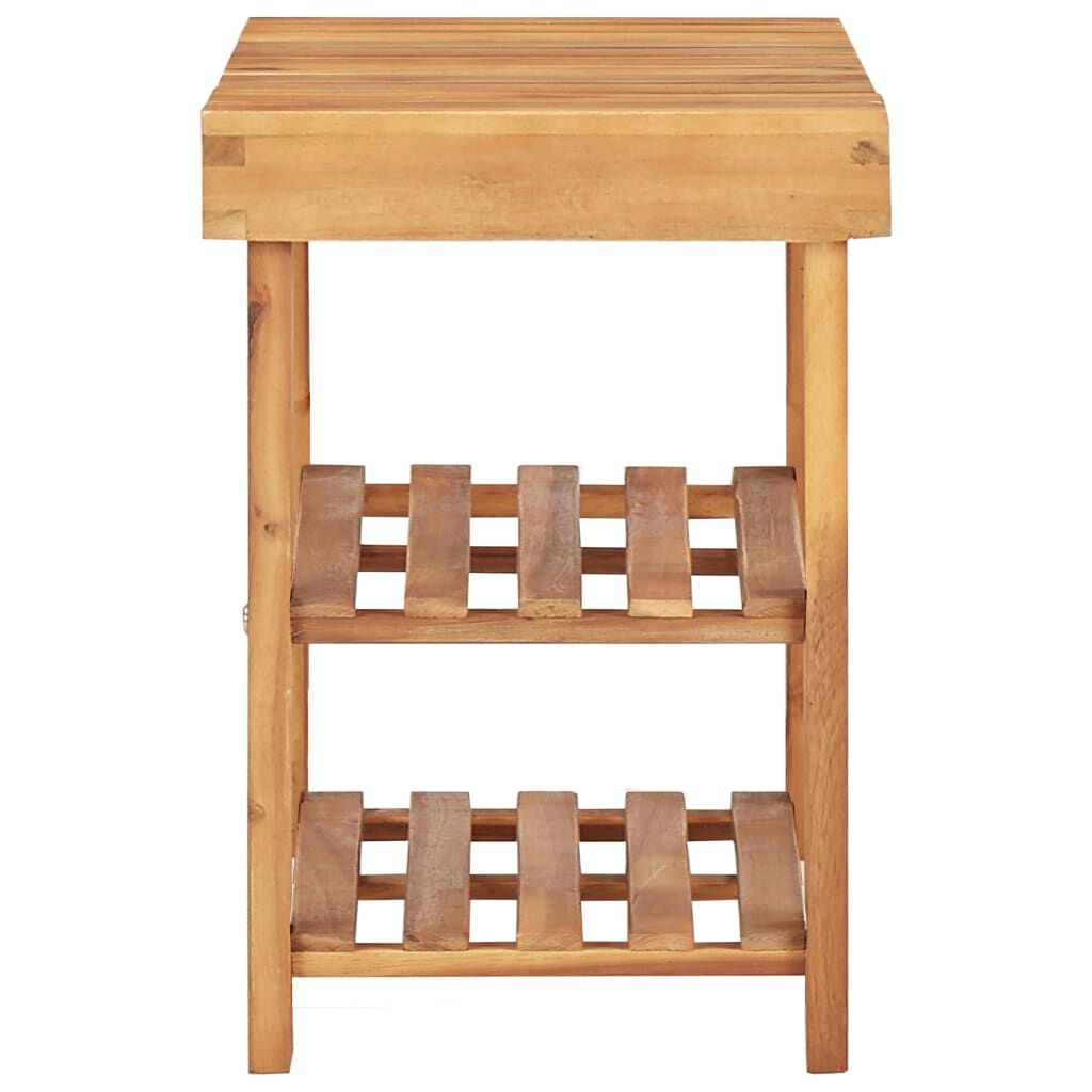 vidaXL Schoenenrek 50x32x45 cm massief acaciahout