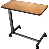 Identités Simplex Bed Table - Fixed Tray for People with Wheels with Brakes, Easy Setting, Ideal for Bed and Armchair, Tray 76.2 x 38.3 cm