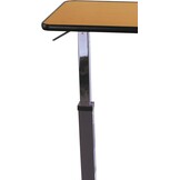 Identités Simplex Bed Table - Fixed Tray for People with Wheels with Brakes, Easy Setting, Ideal for Bed and Armchair, Tray 76.2 x 38.3 cm