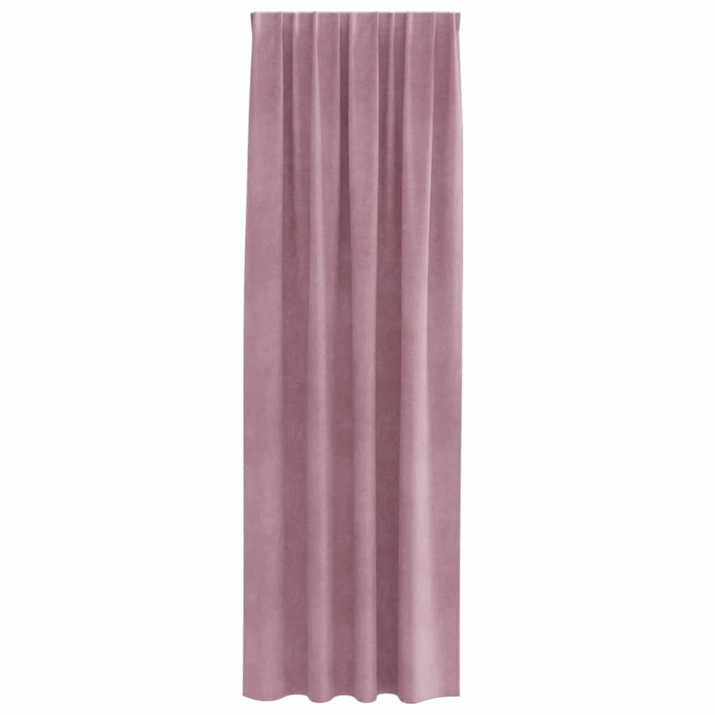 Donkerroze Fluwelen Gordijnen 2 stuks 140x245cm - 33% Korting