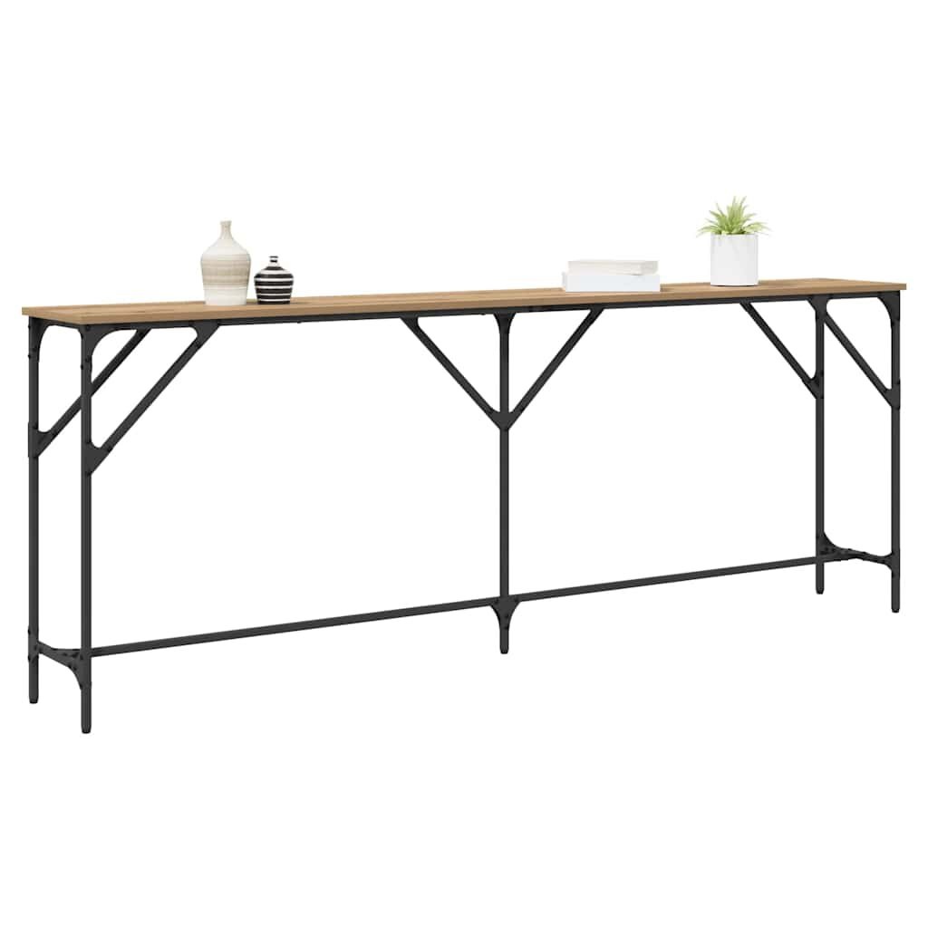 VidaXL Wandtafel Artisanaal Eiken 200cm - 34% Korting