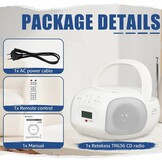 Draagbare CD-speler Boombox TR636 | 33% Korting