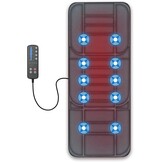 Snailax Full Body Massage Mat with Heat, Massage Pad with 5 Massage Modes & 3 Vibration Levels, Back Massagers for Back Pain Relief, Massage Mattress with Auto Shut Off, Gifts for Women, Men