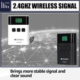 Retekess TT122 Tour Guide System, 2.4G Visitor Audio Guide System, Language Interpretations System, Church Translation System for Tourism, Factory, Conference, Museum