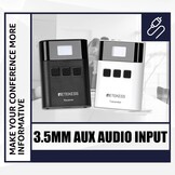 Retekess TT122 Tour Guide System, 2.4G Visitor Audio Guide System, Language Interpretations System, Church Translation System for Tourism, Factory, Conference, Museum