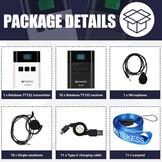 Retekess TT122 Tour Guide System, 2.4G Visitor Audio Guide System, Language Interpretations System, Church Translation System for Tourism, Factory, Conference, Museum
