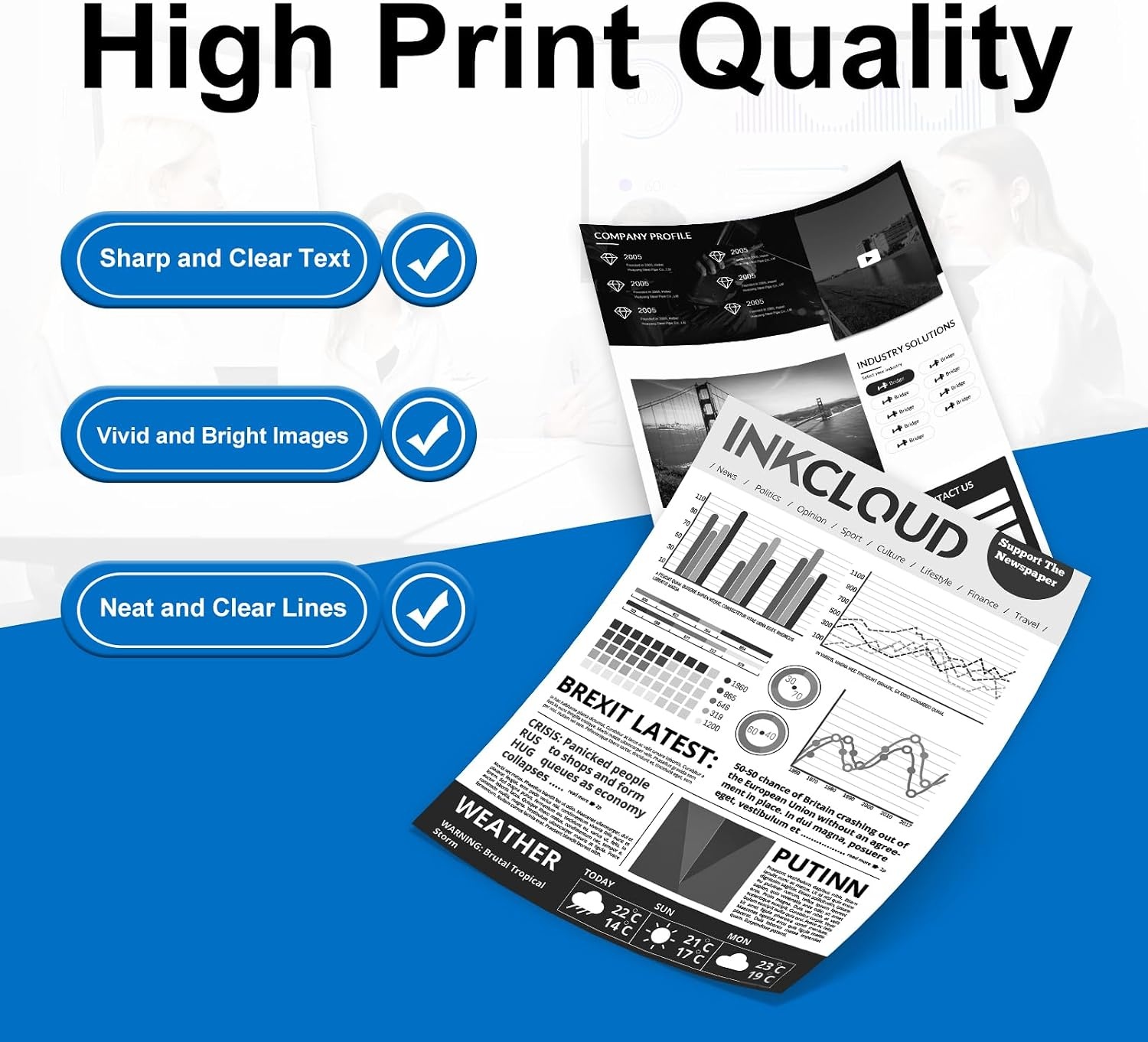 Zwarte Toner TN1150 - 58% Korting - Compatibel met Brother