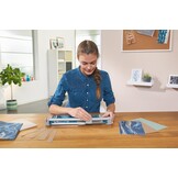 Dahle 507 Papiersnijder, Model 2020, 8 Vellen Snijcapaciteit, Din A4, Blauw