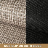 Binnen Deurmat 80 x 120 cm, Antislip Absorberende Entreemat, Ultradunne Wasbare Deurmat, Geschikt Voor Binnen- en Buitengebruik, Slaapkamers, Keukens, Entrees, Gangen (Beige)