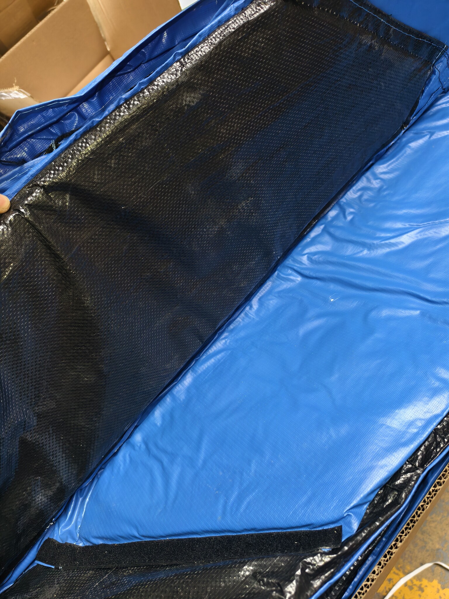 Rechthoekige Trampoline Rand Blauw 200x300 cm - 58% Korting