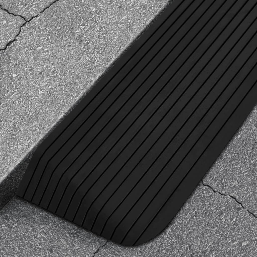 VidaXL Drempelhulp 110x41x5 cm Rubber - 53% Korting