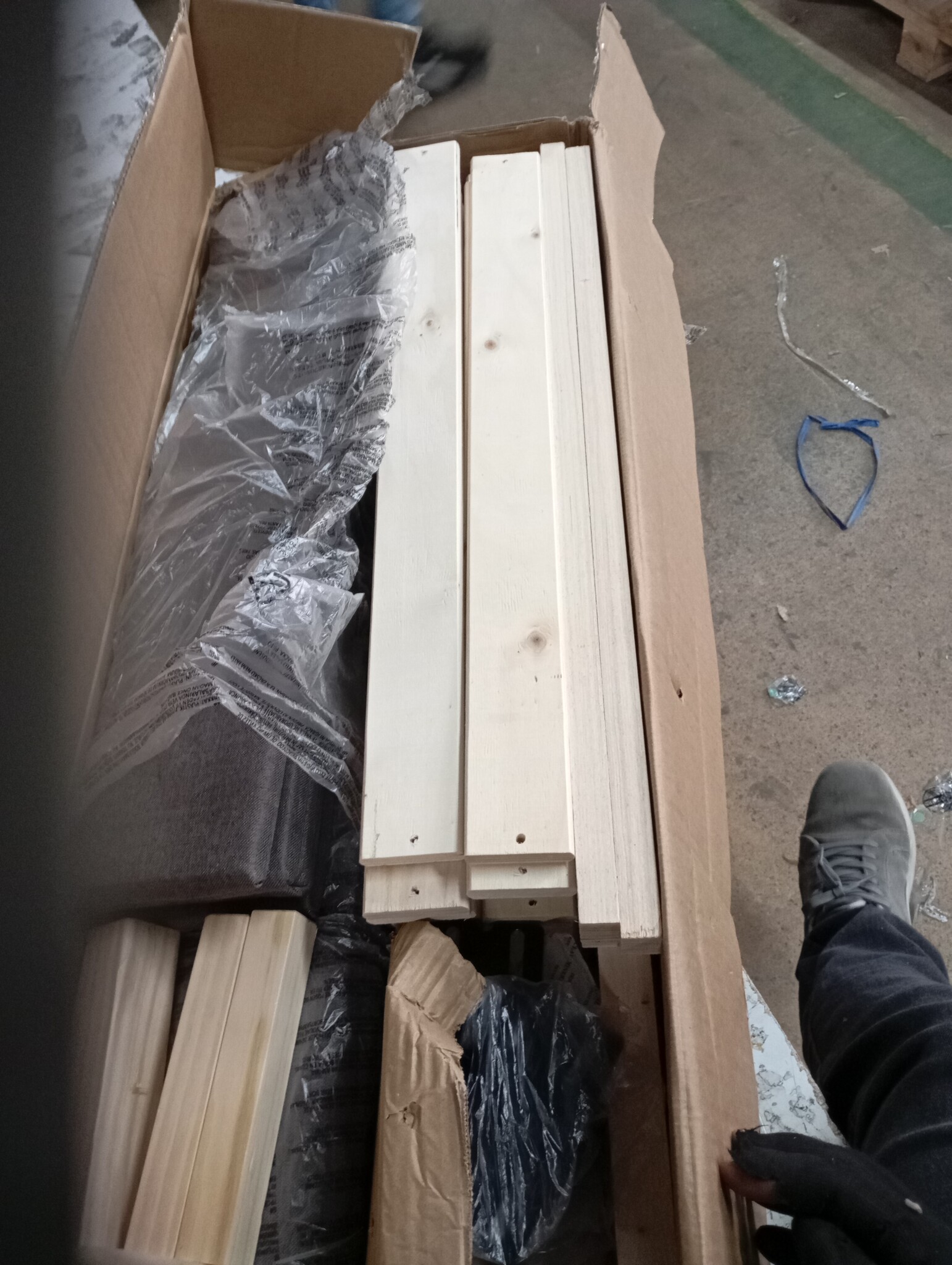 Taupe Bedframe van Stof (120x200cm) - 59% Korting!