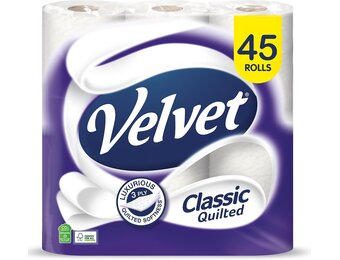 Velvet Klassieke Quilts Toiletrol - 45 Rollen met 33% Korting