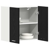 VidaXL Hangkast Zwart Eiken met Plank - 57% Korting!