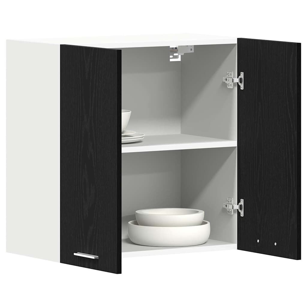 VidaXL Hangkast Zwart Eiken met Plank - 57% Korting!