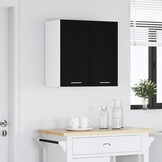 VidaXL Hangkast Zwart Eiken met Plank - 57% Korting!