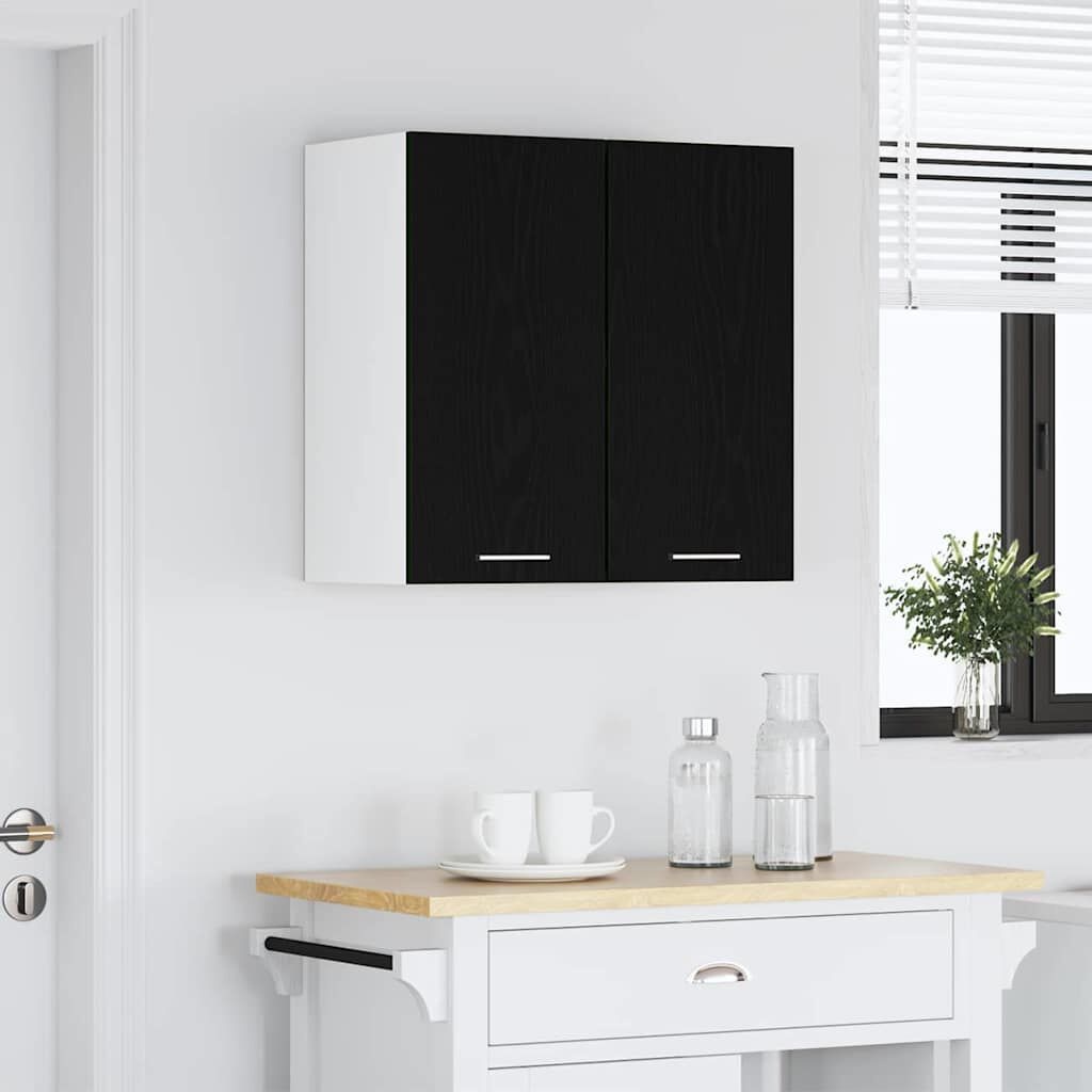 VidaXL Hangkast Zwart Eiken met Plank - 57% Korting!