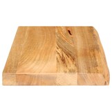 Tafelblad Massief Mangohout Natuurlijke Rand 50x20 cm - 32% Korting!