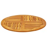 Rond Tafelblad Massief Acaciahout Ø 80x2,2 cm - 34% Korting