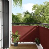 Balkonscherm Terracotta 90x800 cm Polyester - 58% Korting!